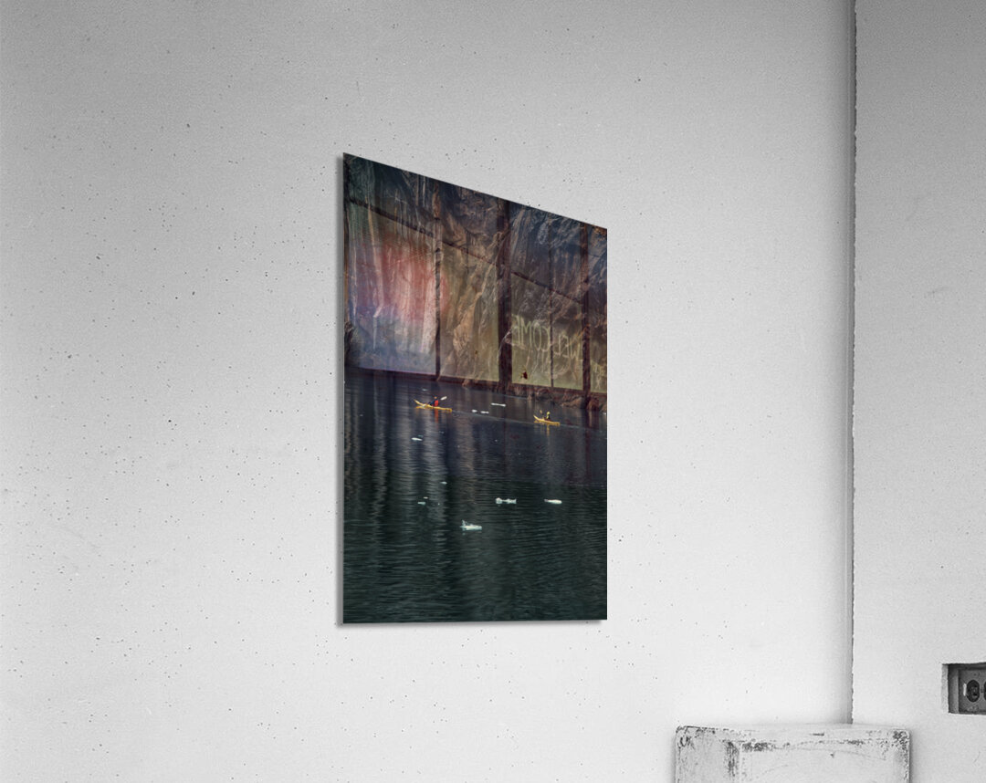 Kayaking in Alaska Acrylic Print