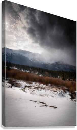 Mount Meeker Canvas Print