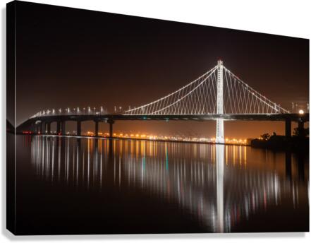 Nights In The Bay  Canvas Print