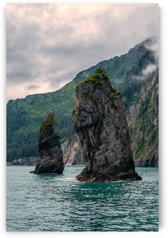 Alaskan Sea Stacks by Wildridge Photography
