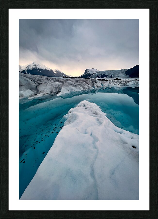 Blue Water Picture Frame print