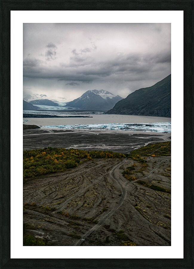 Remote Alaska Picture Frame print