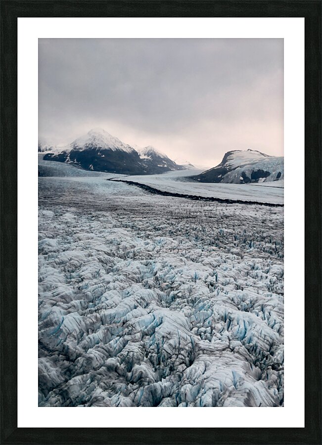 Ice Field Picture Frame print