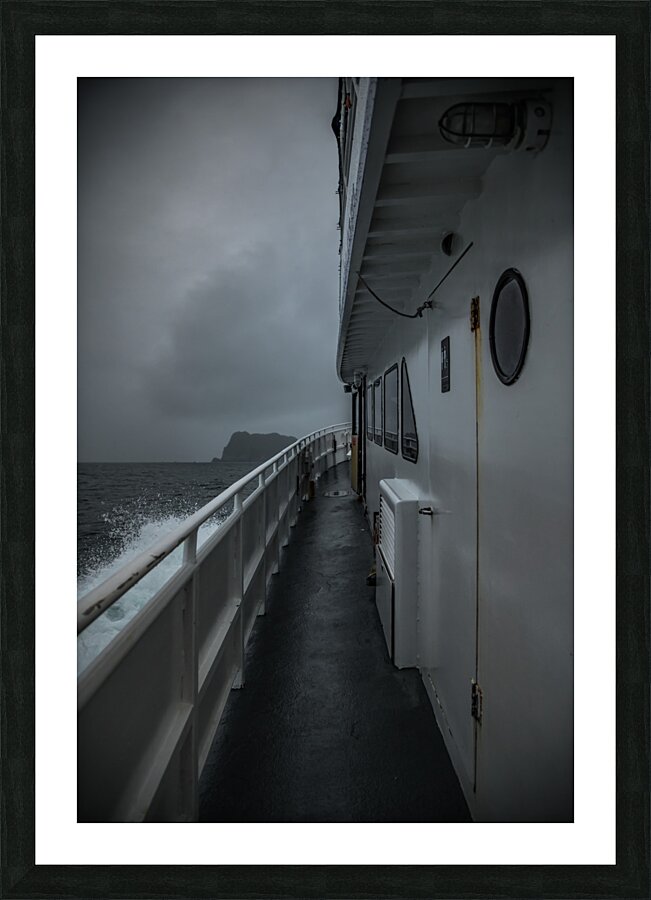 Ghost Boat Picture Frame print