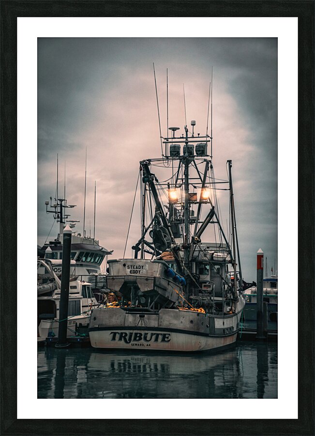 Steady Eddy Picture Frame print