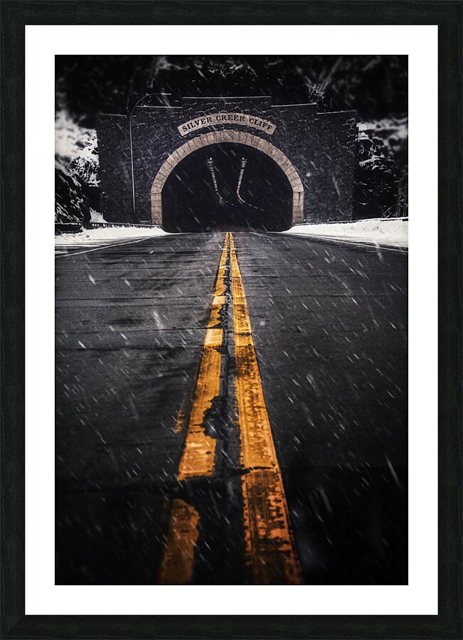 Silver Creek Cliff Picture Frame print