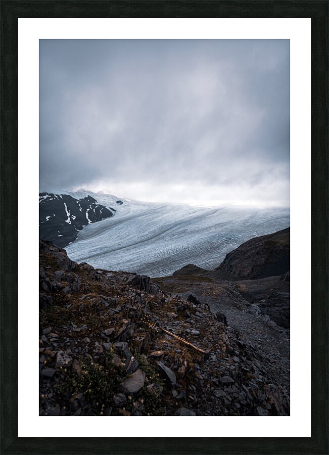 Harding Icefield Picture Frame print