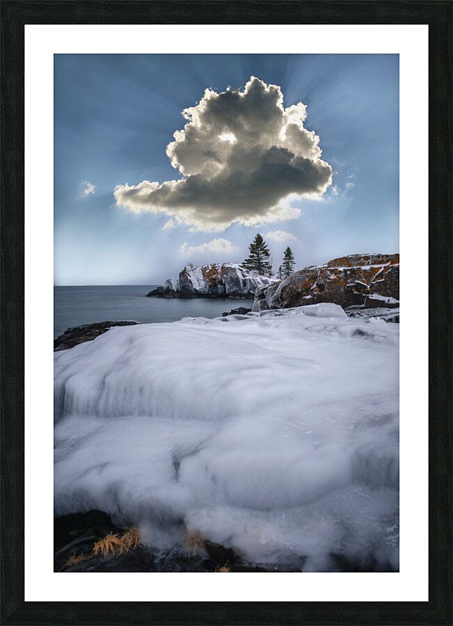 Hollow Rock Picture Frame print