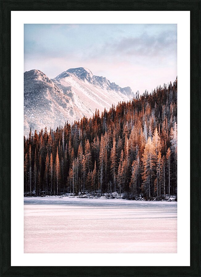 Bear Lake Picture Frame print