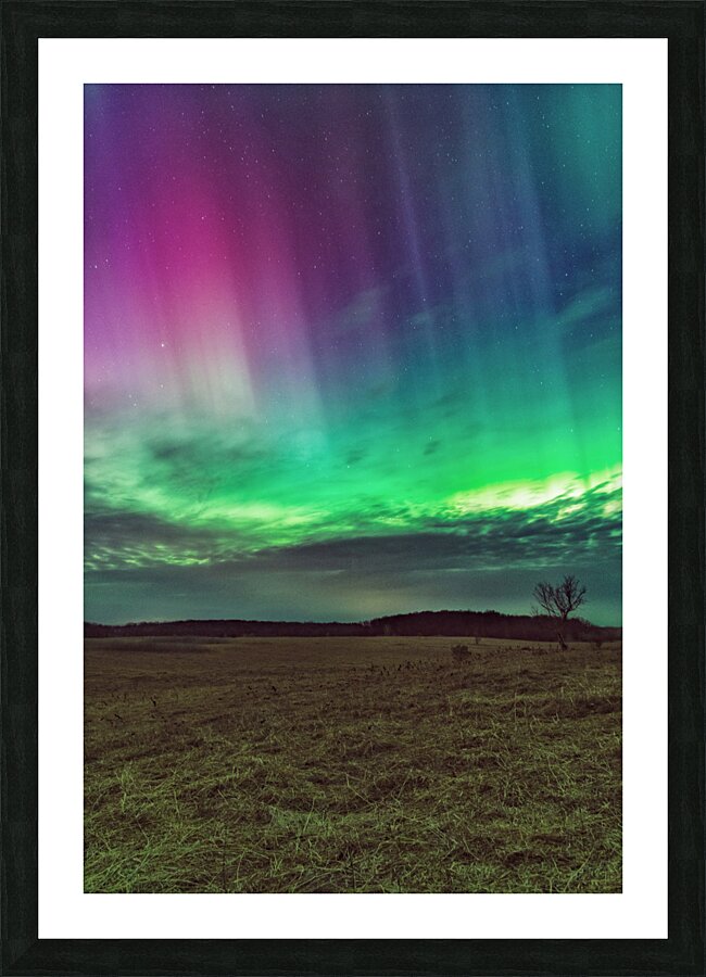 Northern Lights Picture Frame print