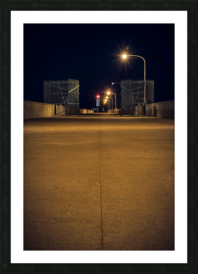 Canal Park After Dark Picture Frame print