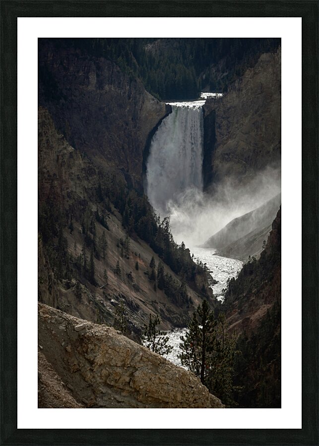 Lower Falls Picture Frame print