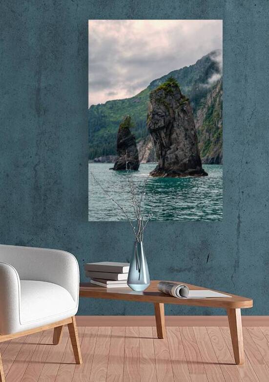 Alaskan Sea Stacks by Wildridge Photography